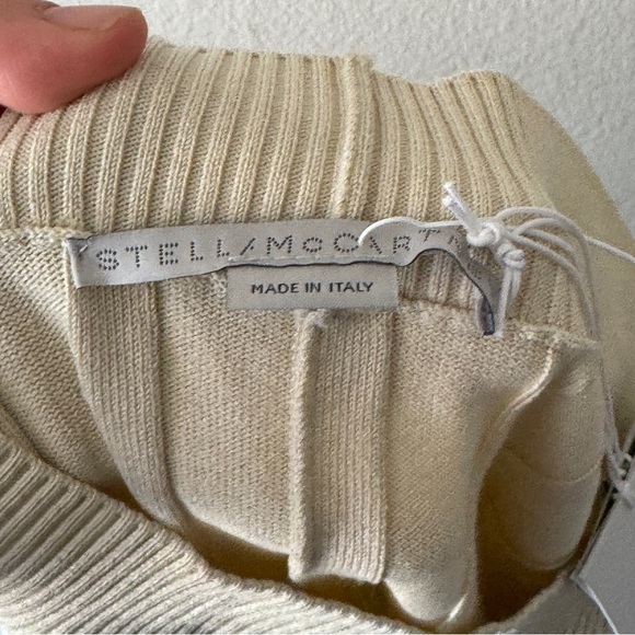 NWT Stella McCartney wide ribbed knit skirt midi size S FW23 - Picture 7 of 9